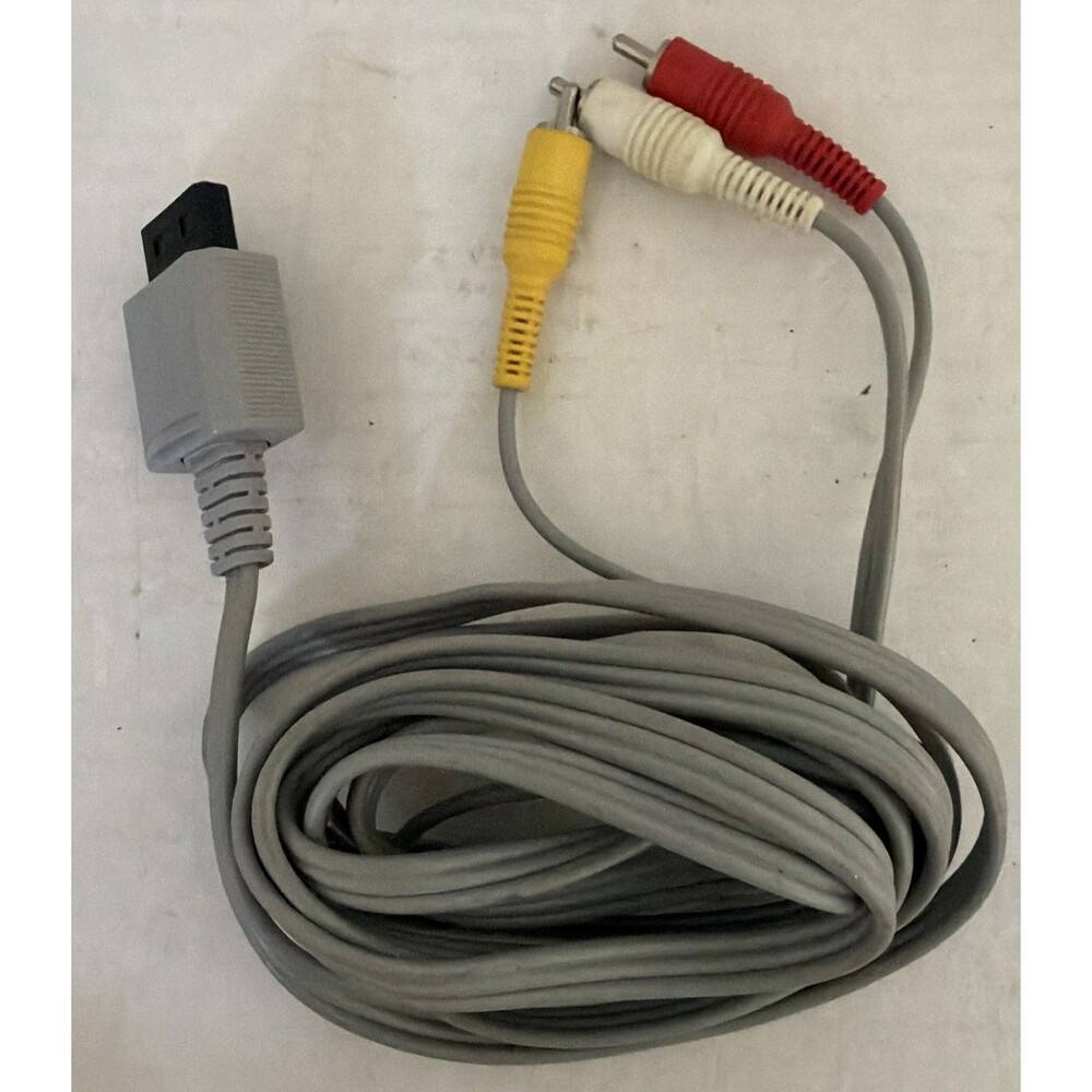Original OEM Nintendo RVL-009 Stereo A/v Cable For Nintendo Wii And Wii U